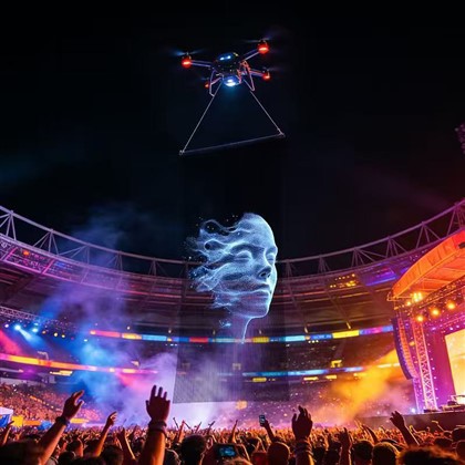 Lentävä LED-näyttö